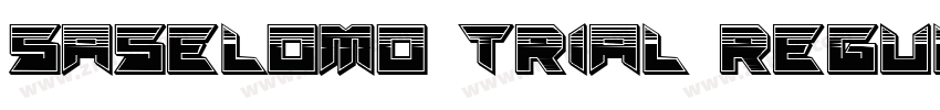 SASELOMO trial Regul字体转换